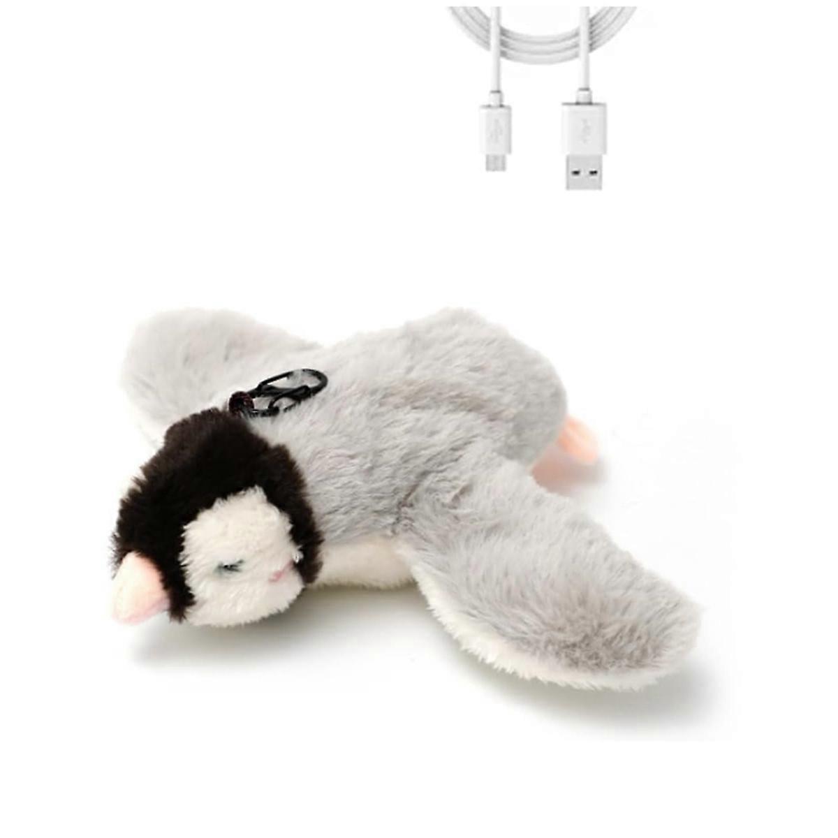 Interactive Chirping Bird Cat Toy Flapping Wings Penguin