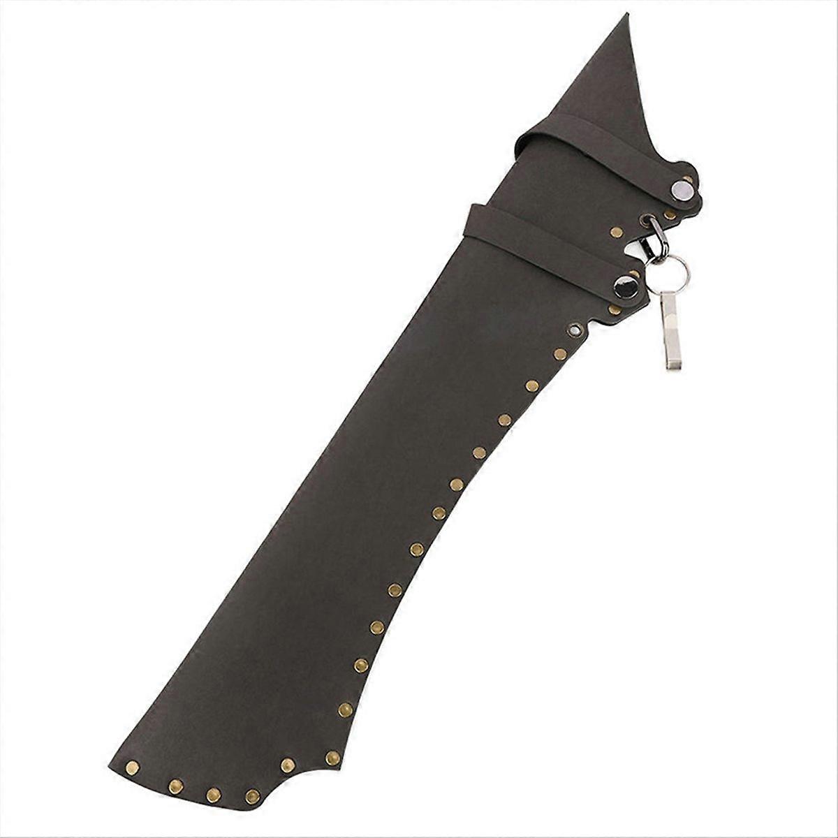 Bolsa de Cintura de Couro Quiver com Arco e Flecha Preto