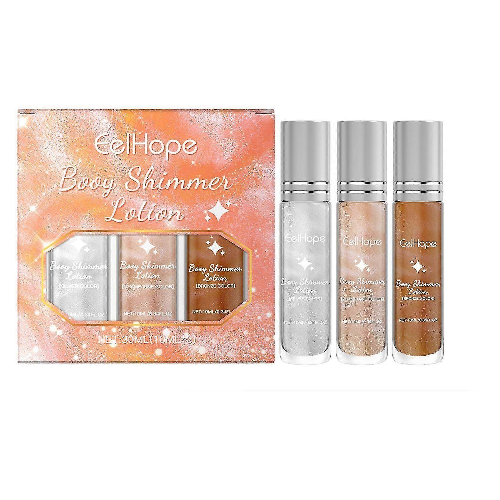 Eelhope Facial Highlighter Stick Set Party Dance Performance Makeup Roller Liquid Fluorescent Highlighter