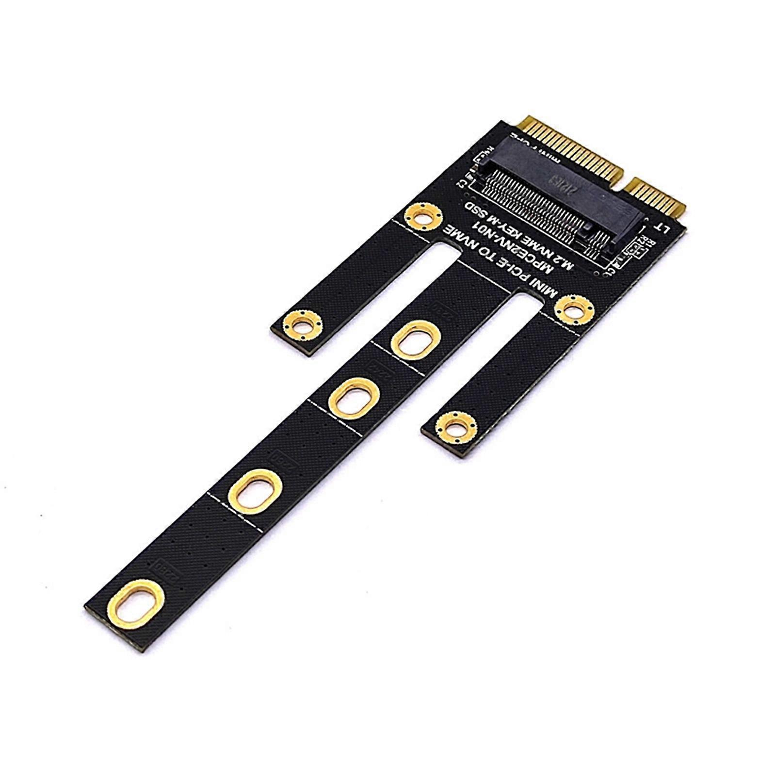 PCIE to NVMe Adapter Converter Card Risers Support 2230 2242 2260 2280 M.2 SSD Adapter M Key Converter Risers Board Multicolor
