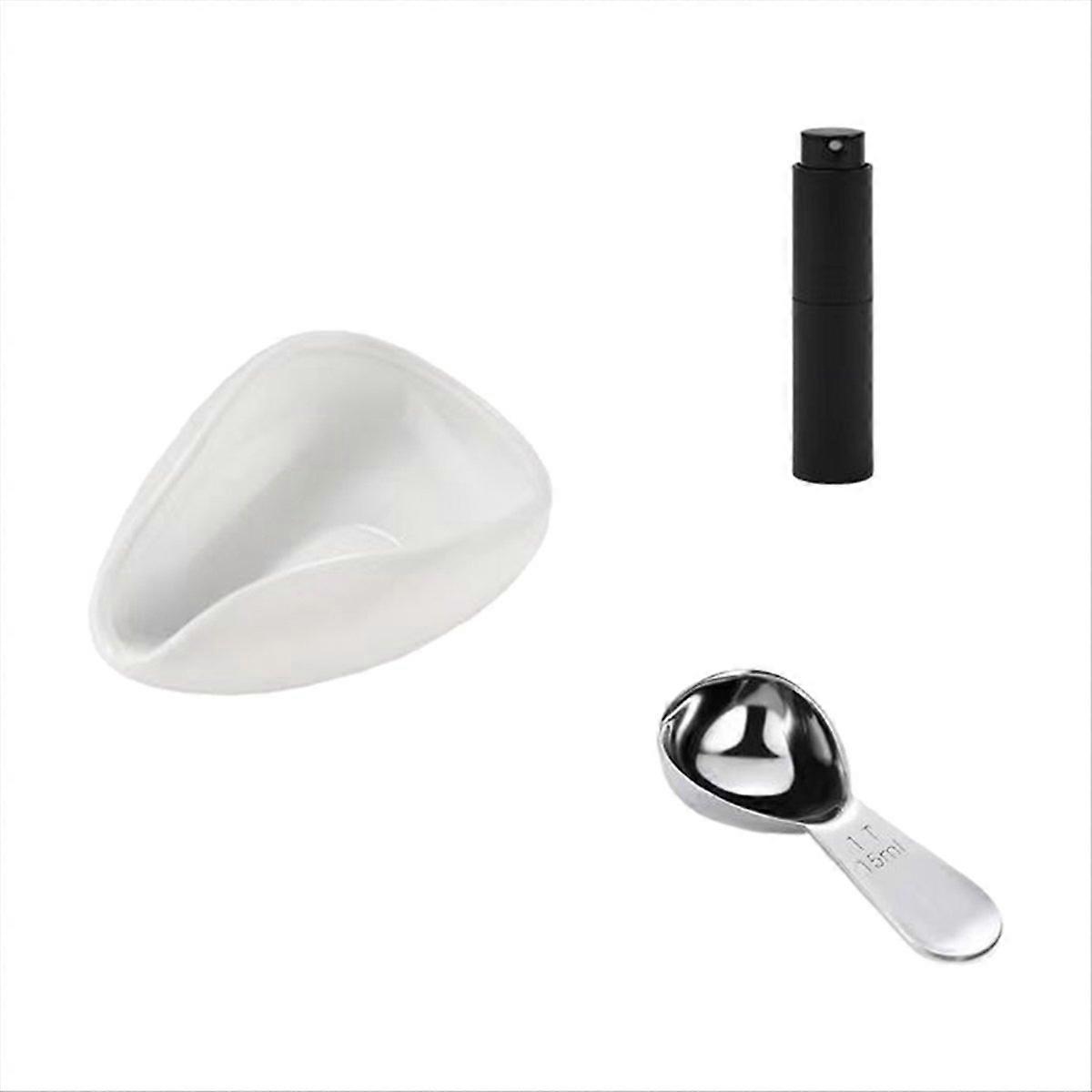 Coffee Bean Ceramic Measuring Cup, Measuring Spoon