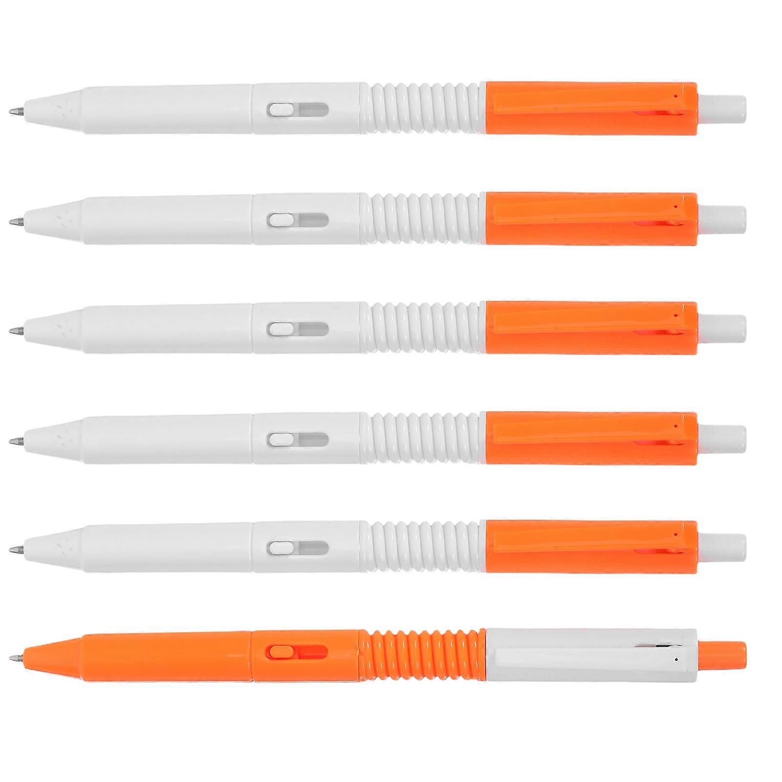 Water Gun Ballpoint Pens with Spray Function 6Pcs Plastic Retractable Pens
