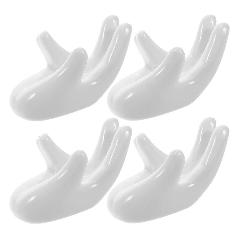 Ceramic Egg Holder Hand Shape for Boiled Eggs 8Pcs
