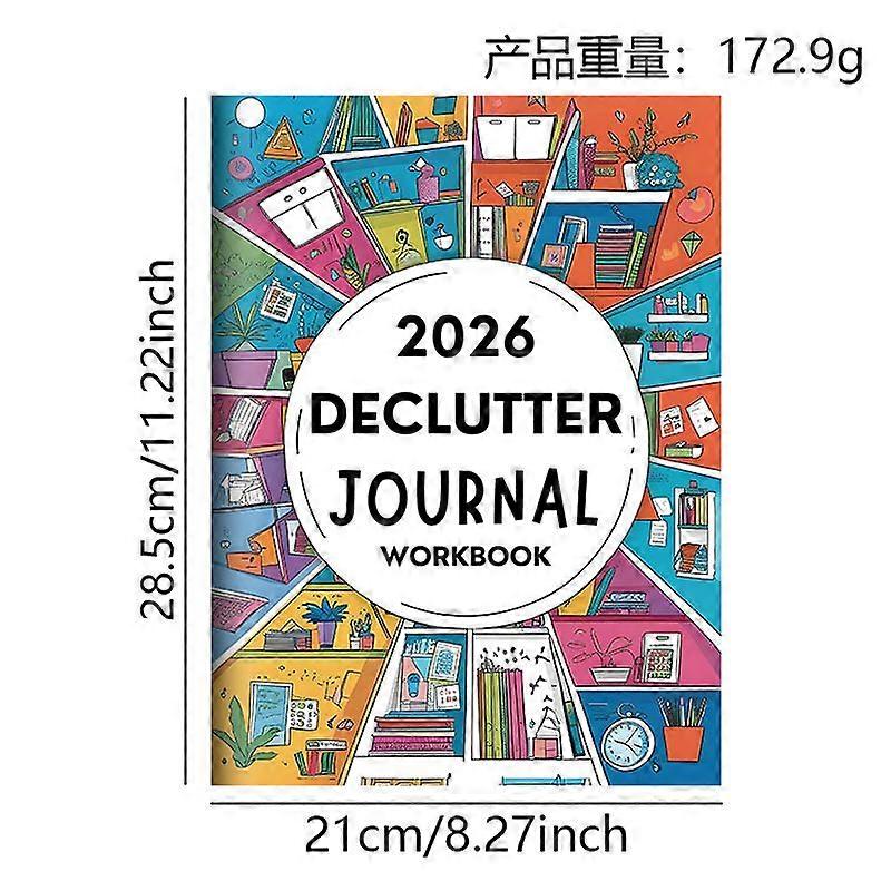 Declutter Planner 2026: Weekly and Monthly Simple Prompts to Declutter Your Home, Organize Your Mind and Schedule | Full Color