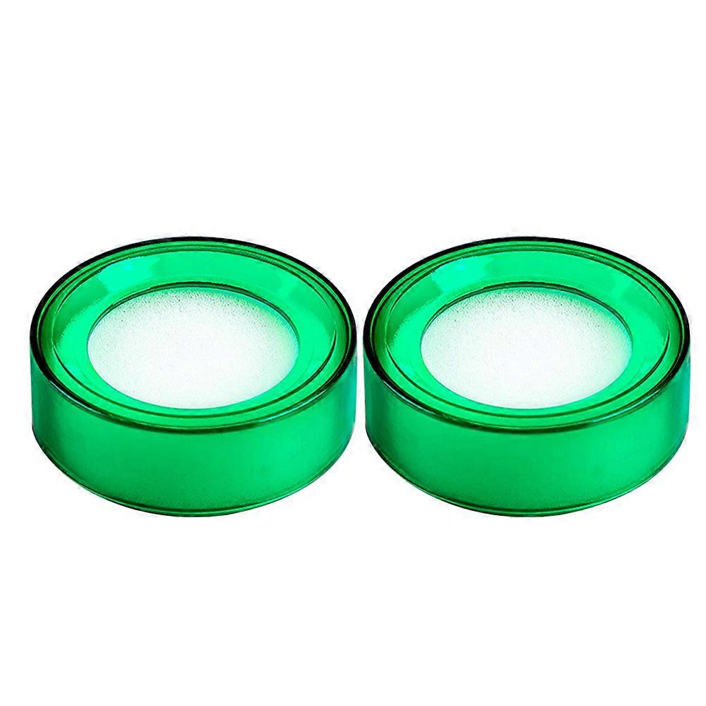 Sponge Finger Wet Moistener for Counting Money 2Pcs Green Non-Slip Tool