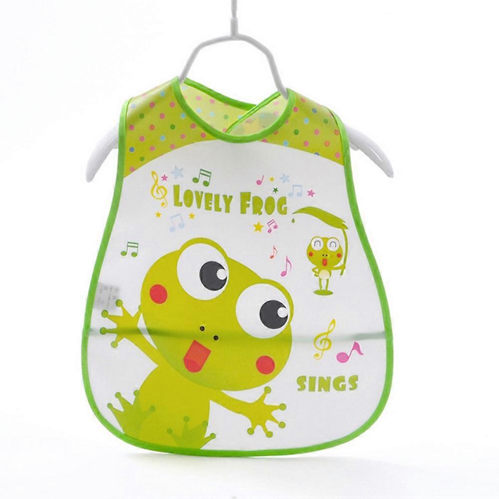 Baby Feeding Cloth Eva Waterproof Adjustable for Eating 10Pcs Random Patterns