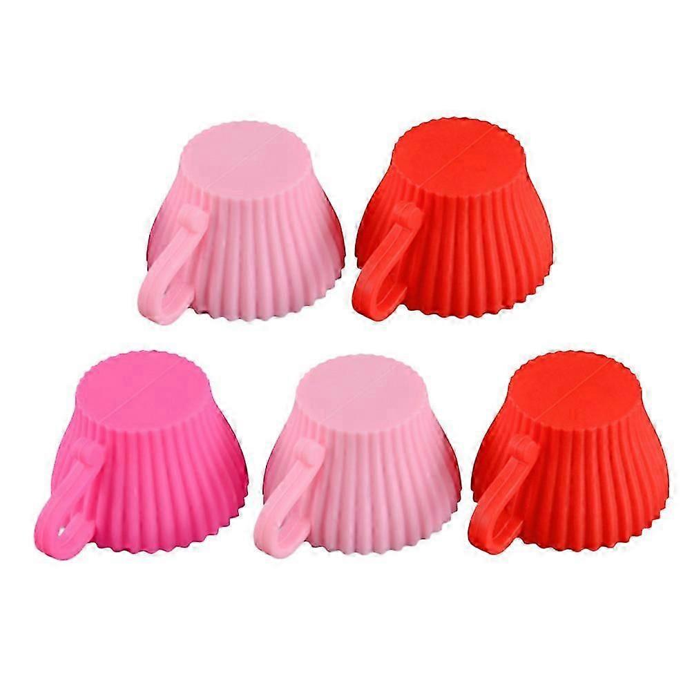 Silicone Baking Mold Muffin Cup for Baking Use 10Pcs Reusable Cups