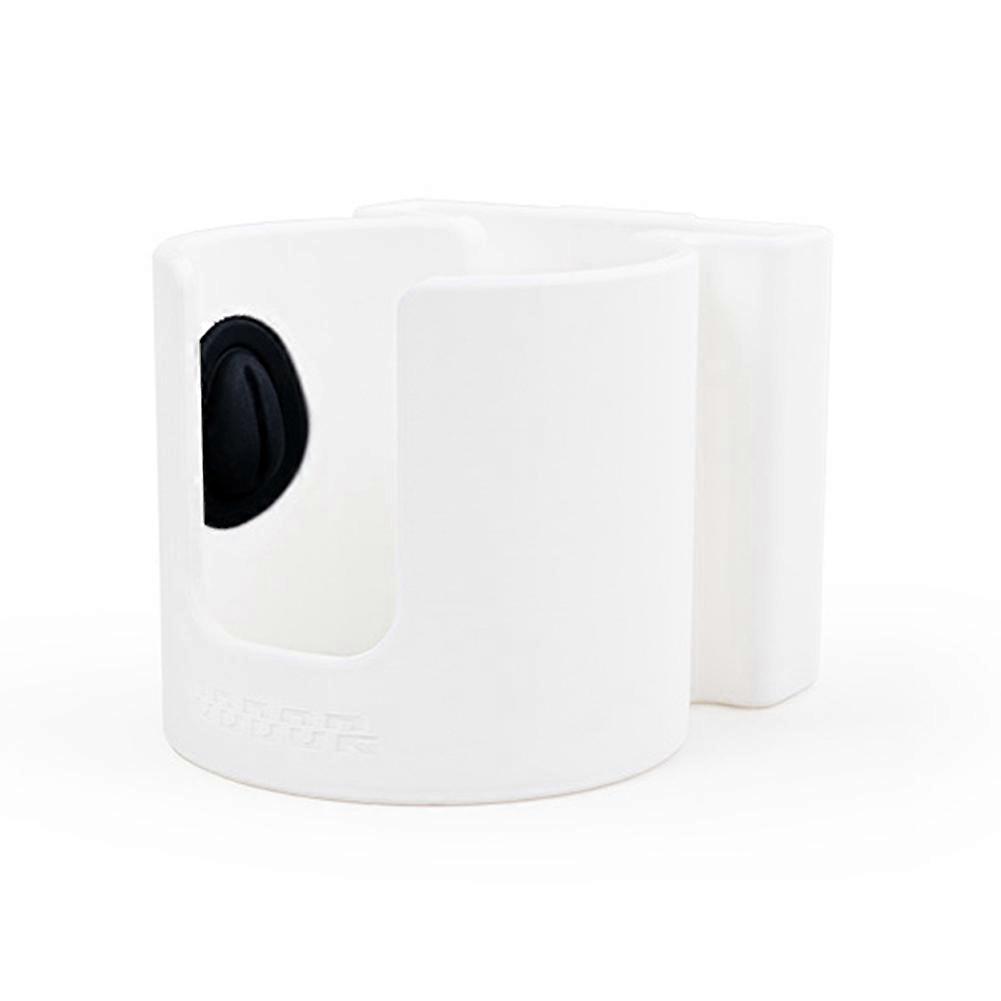 Multifunctional PLA Water Cup Bracket Compatible for Simulation Racing Flight Simulator Aluminum Profile White