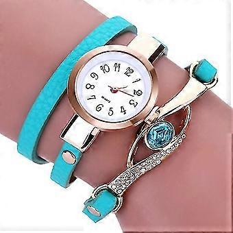 Women's Diamond Encrusted  Bracelet Watch Fashion Trend Simple Thin Strap Student Quartz Watch
