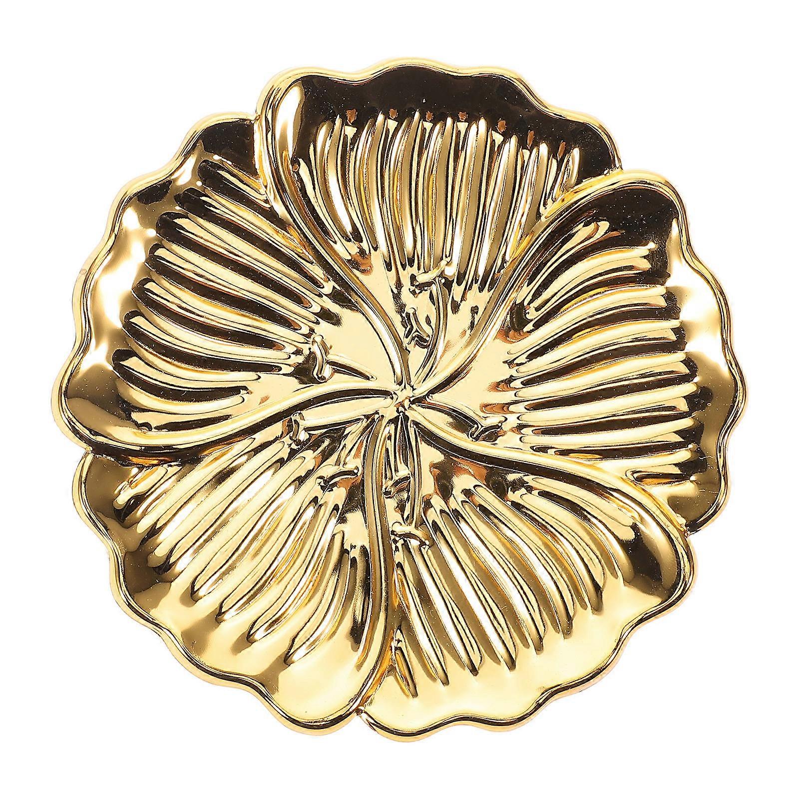 Fruit Storage Tray Iron Cup Tray for Fruit Cake Multifunctional Holder