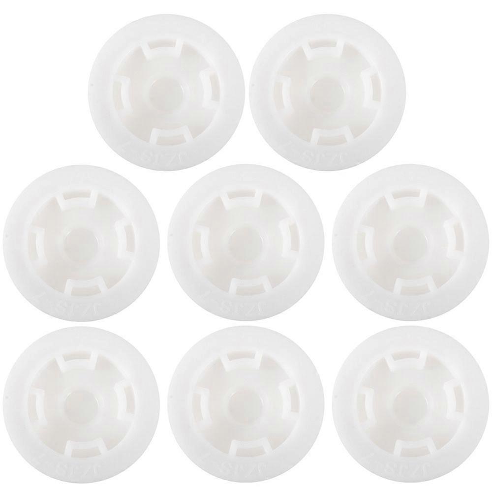 Threaded Bung Caps Plastic Drum Bung Plug for Sealing 12Pcs White Drum Supplies