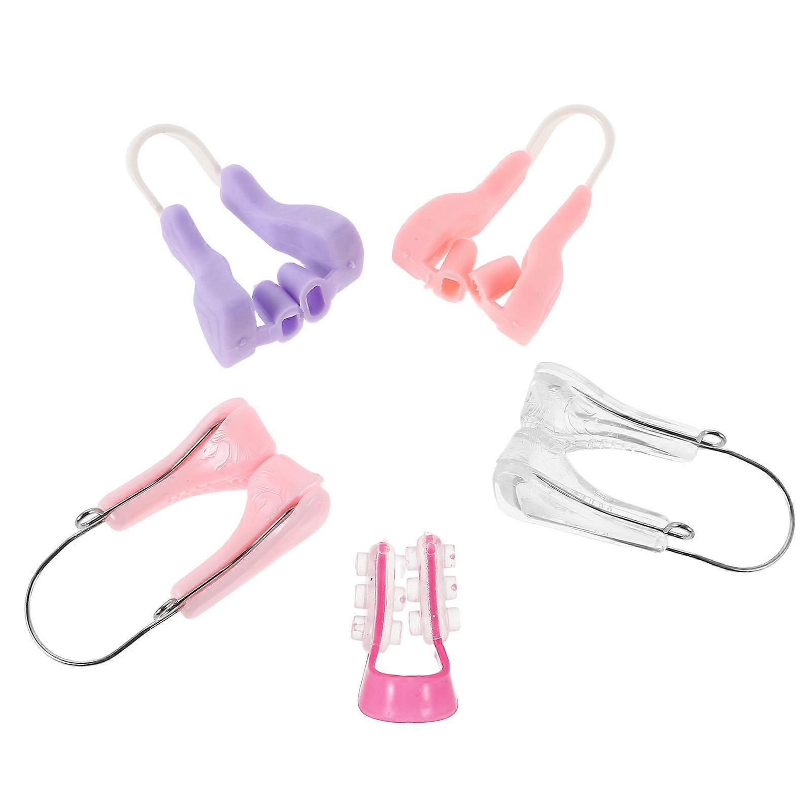 Soft Silicone Nose Lifter Insert with Invisible Nose Corrector for Breathing 5Pcs