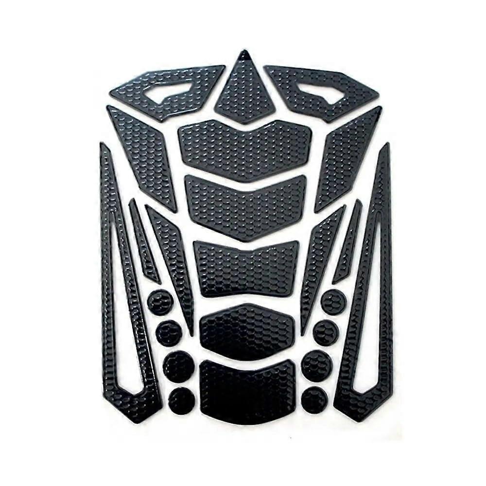 Motorcycle Tank Pad Protector Sticker Universal ScratchResistant Fuel Tank Decal Black