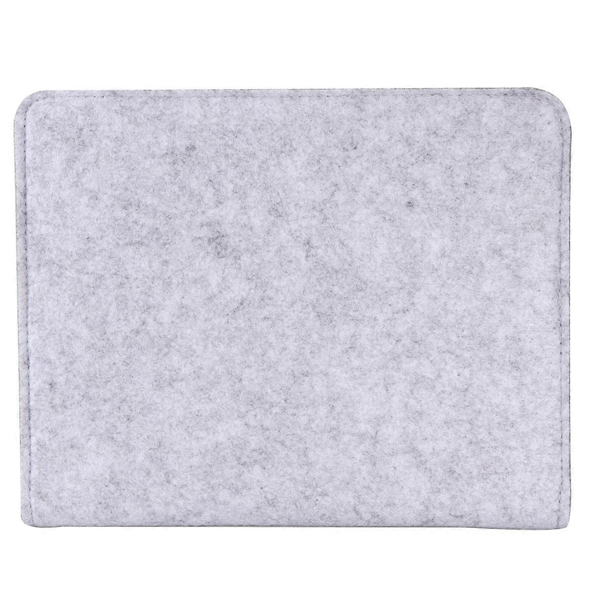 Bedside Organizer Felt Storage Bag for Organizing Use Light Grey Minimalist