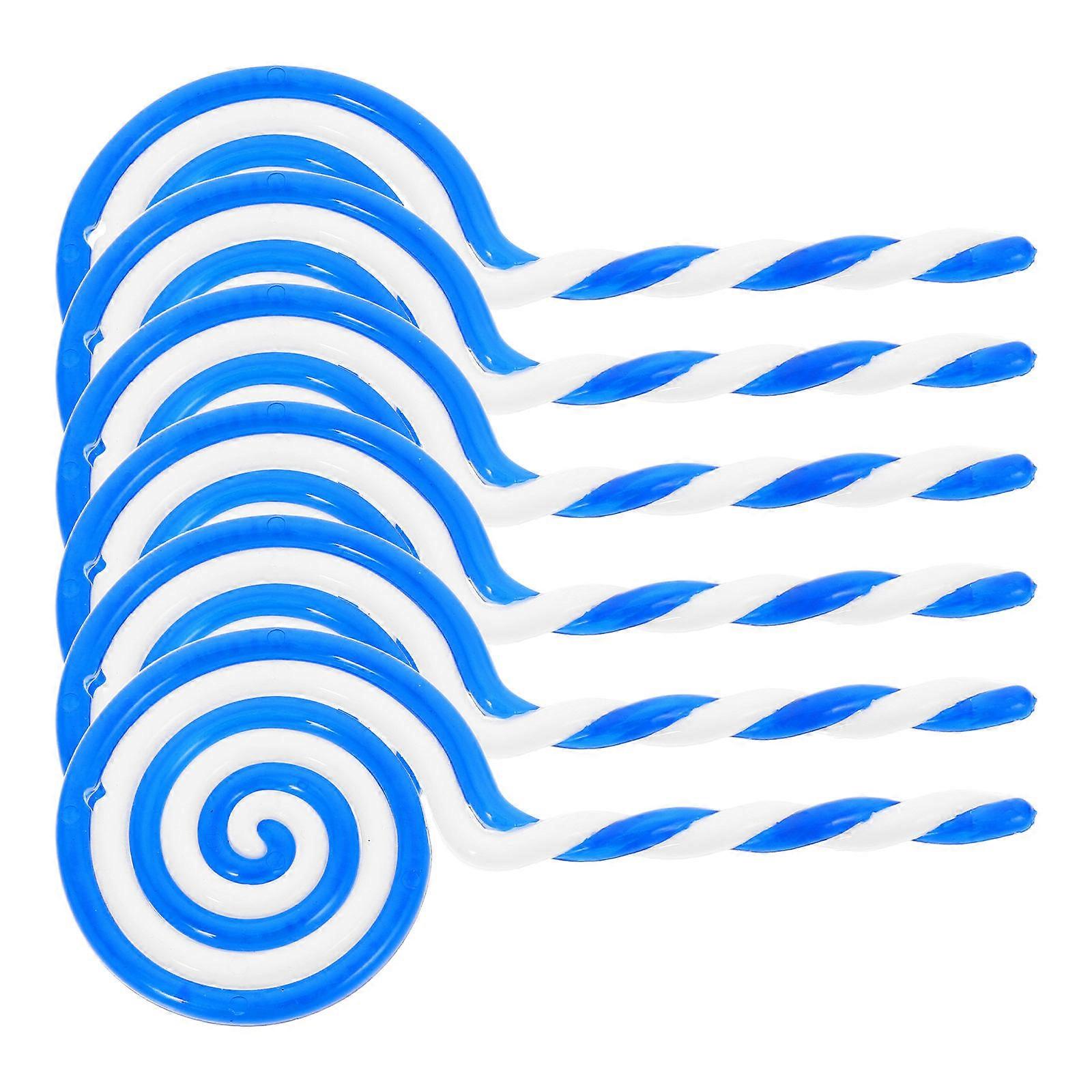 Fake Lollipop Simulation Lollipop Models for Decoration 6Pcs PP