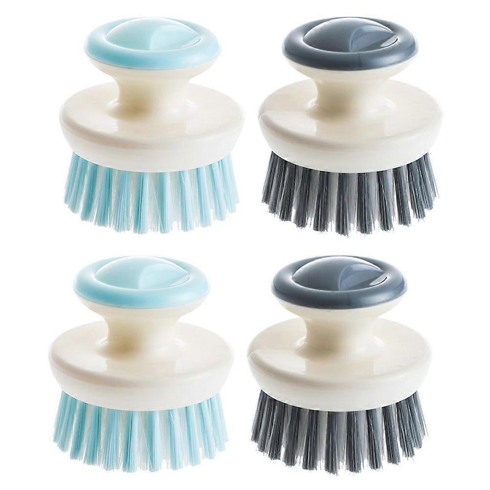 Dish Brush Kitchen Cleaning Brush for Cleaning 4Pcs Plastic Assorted Color