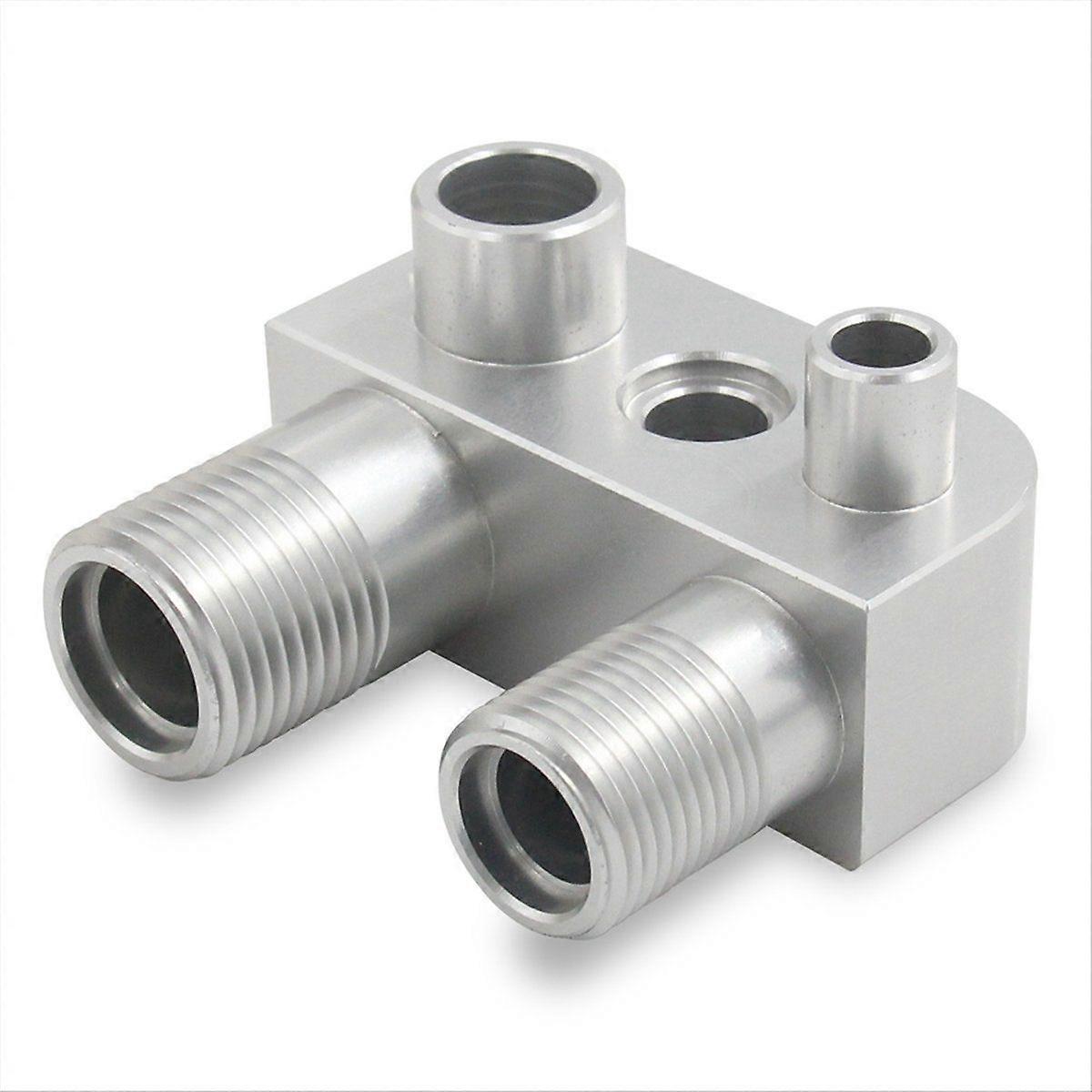For LSX LS3 Engine Swap Conversion A/C Line Compressor Adapter Fitting, AC Aluminum