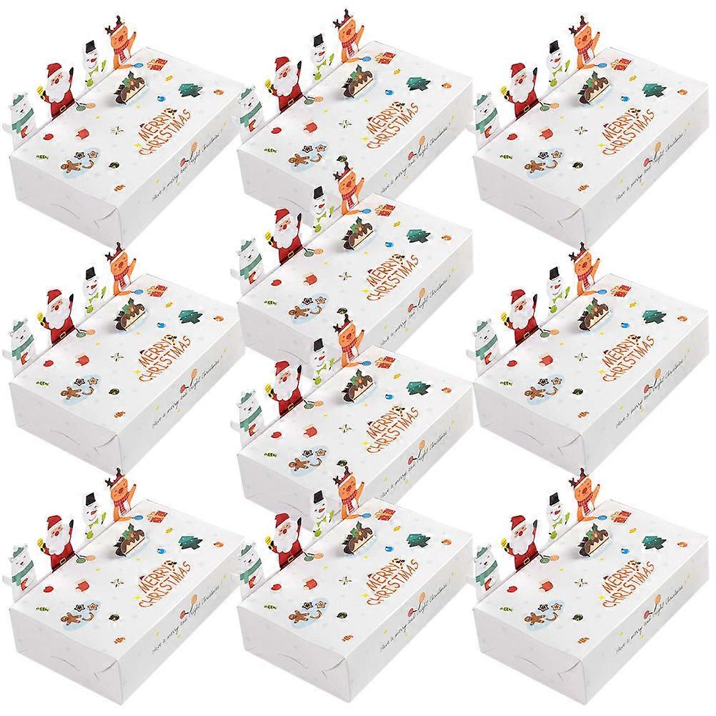 Party Candy Box Paper Gift Boxes for Storage Use 10Pcs Assorted Color