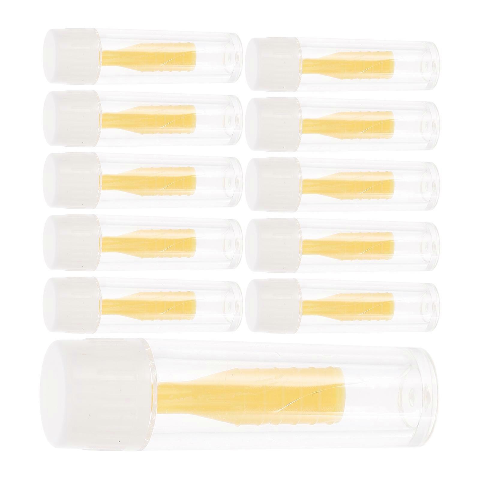 Contacts Lens Applicators Yellow Silicone for Convenient Use 48Pcs