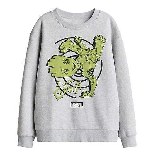 I Am Groot Childrens/Kids Baby Groot Handstand Sweatshirt