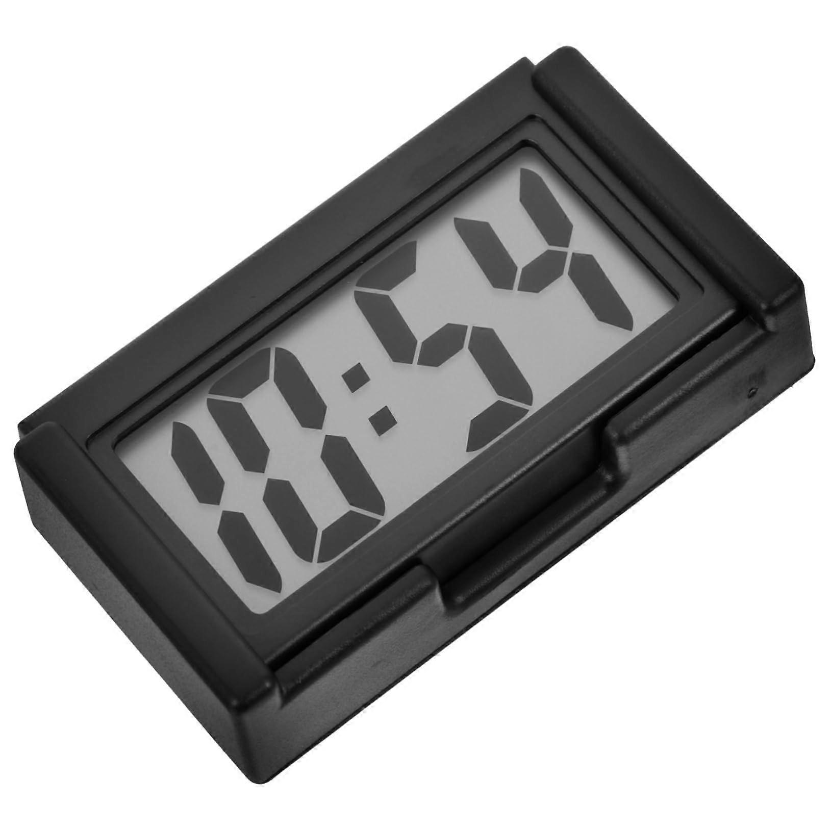 Car Dashboard Clock Digital Mini with Clear Time Display and Easy Adhesive Mount for Vehicles