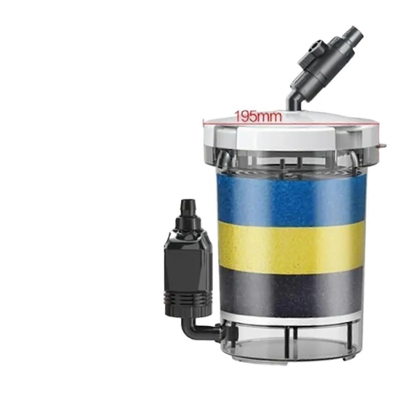 Aquarium External Filter HW604B EU Plug Silent Low Noise Fish Tank Filter Pump Efficient Filtration