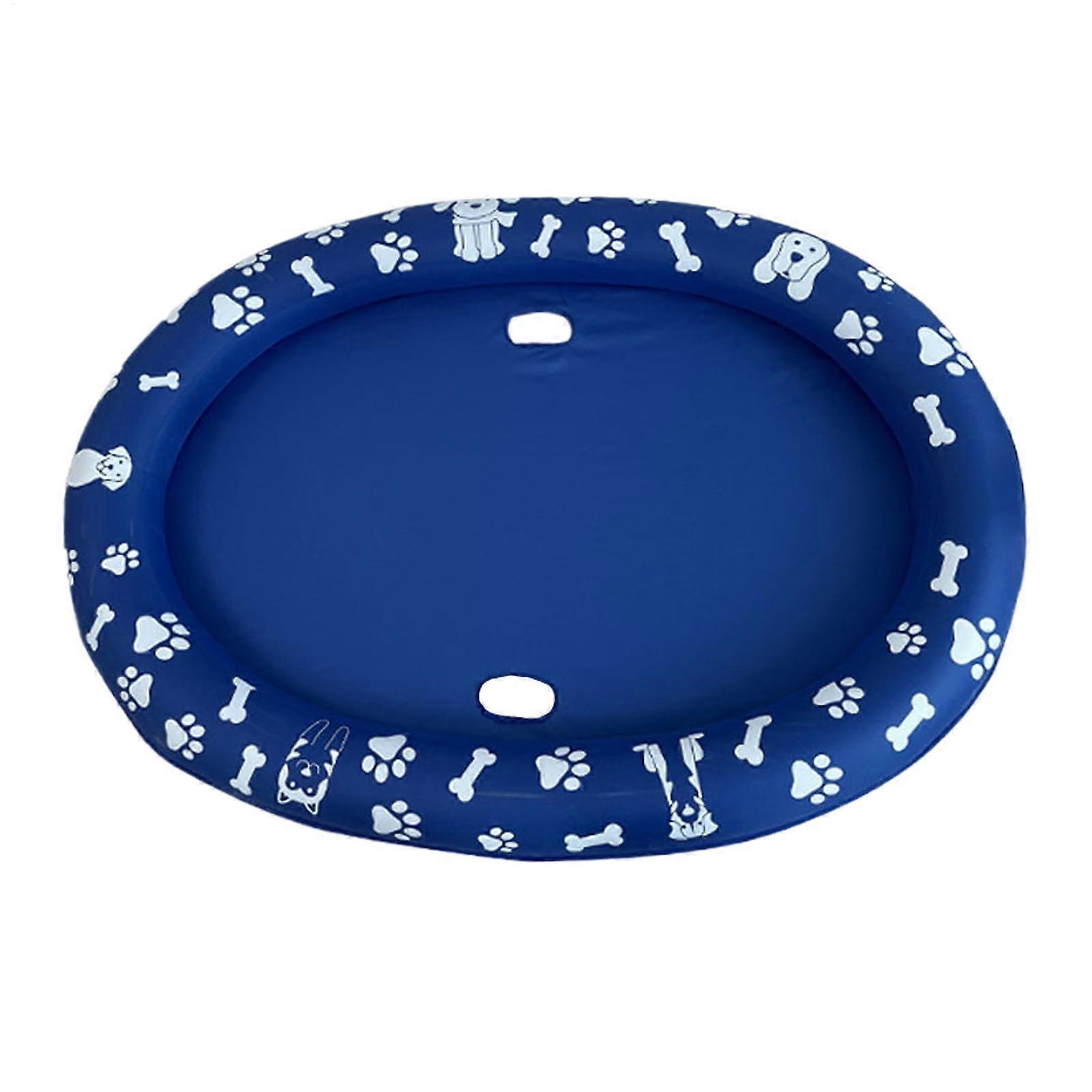 ScratchProof Dog Pool Float with NonSlip Base, Inflatable Raft for Puppy Training, Beach and Boat