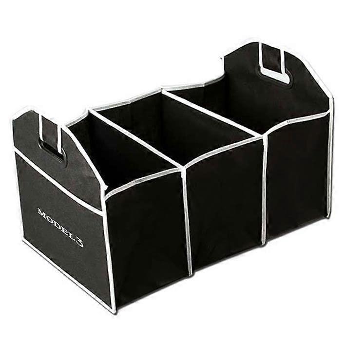 Trunk Organizer Foldable Storage Box for Tesla Model 3 Y S X Large Capacity Durable Fabric
