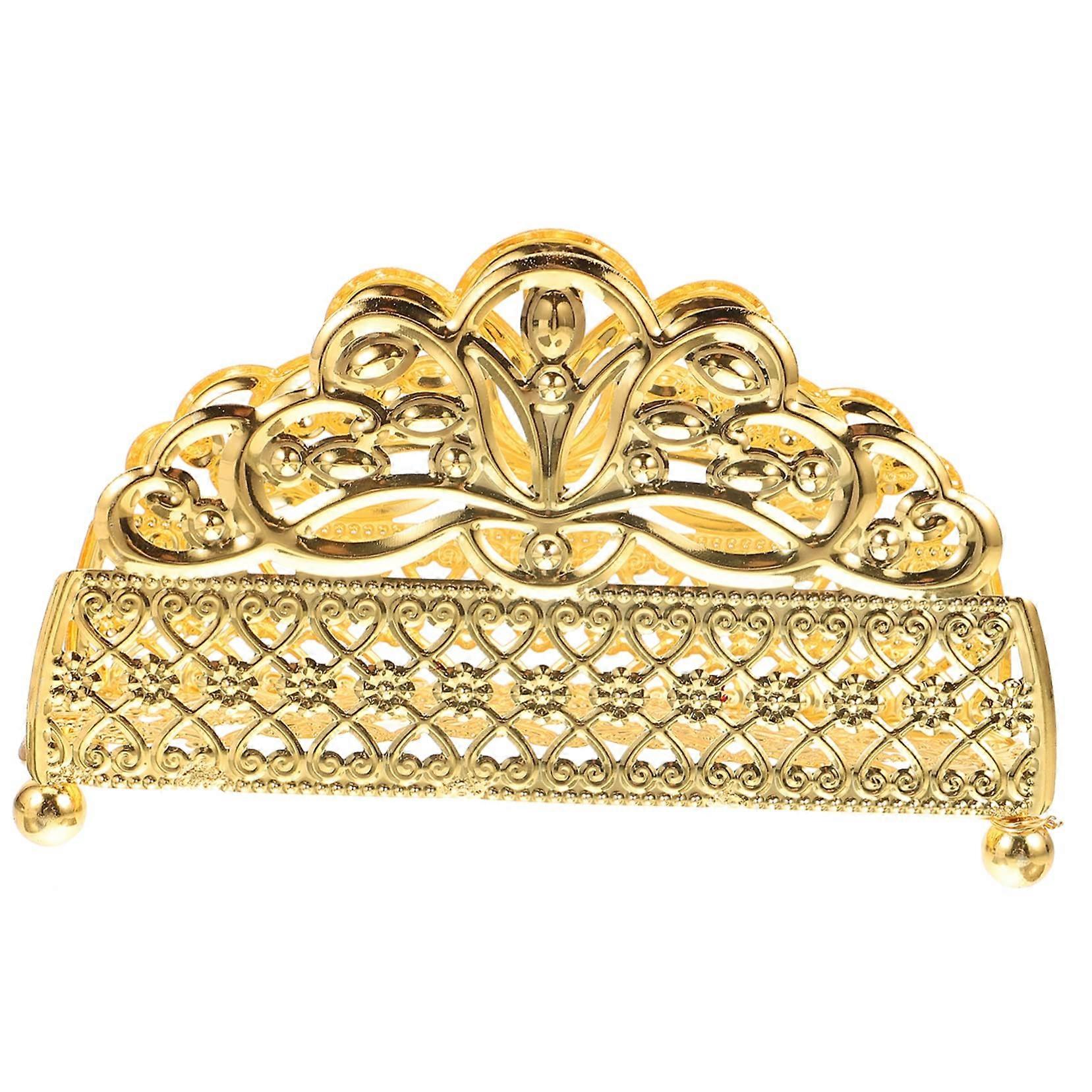 Vintage Metal Napkin Holder Rustic Iron Table Stand Durable Decorative Design for Kitchen Dining