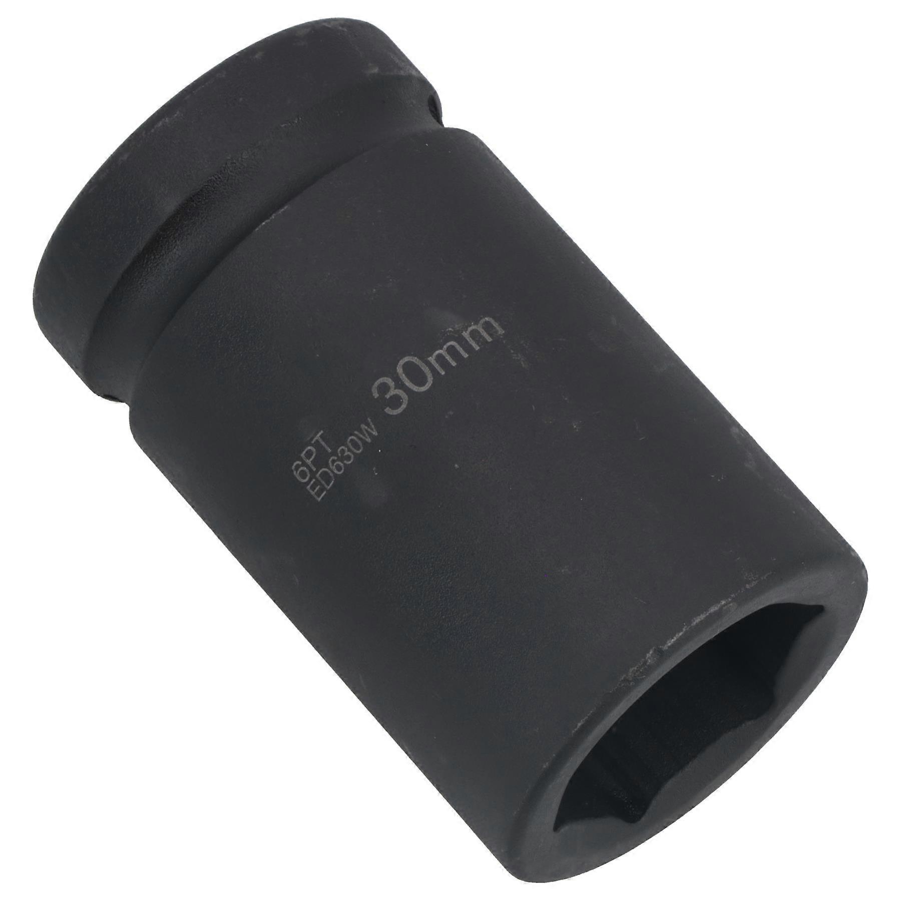 1" Drive 30mm Deep MM Impact Impacted Socket 6 Sided Single Hex