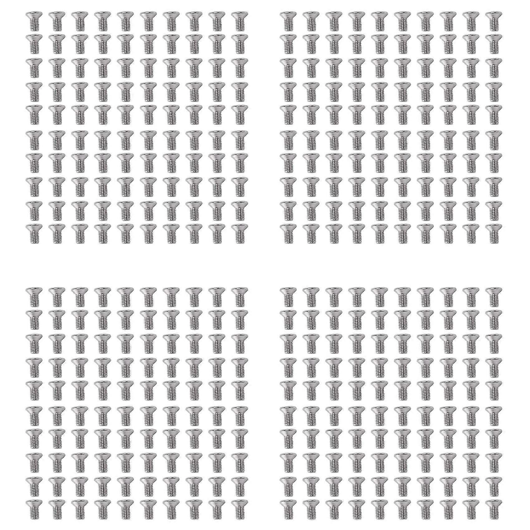 M3 x 6mm Phillips Flat Head Countersunk Bolts Machine Screws 400Pcs