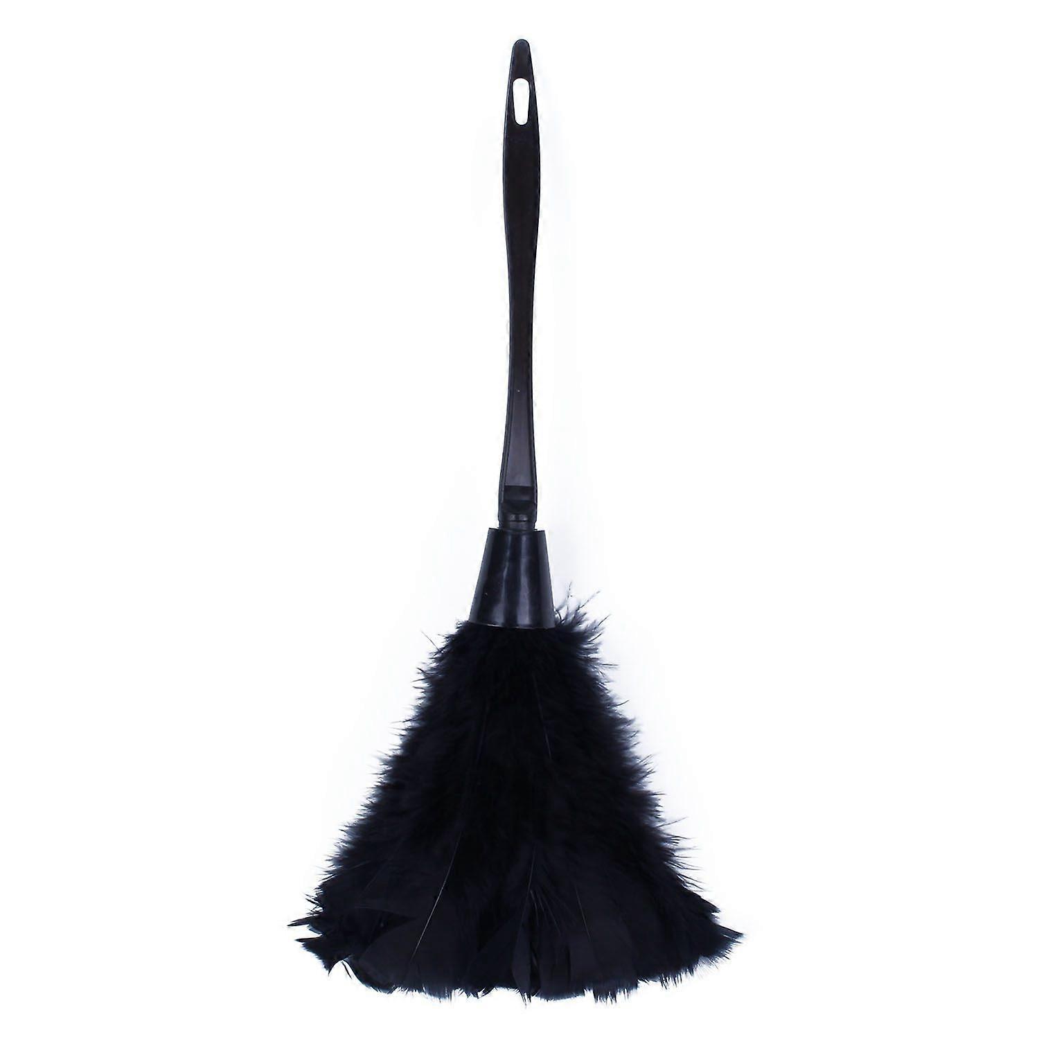 1pc Duster with Black Plastic Handle Cleaning Tool(black)