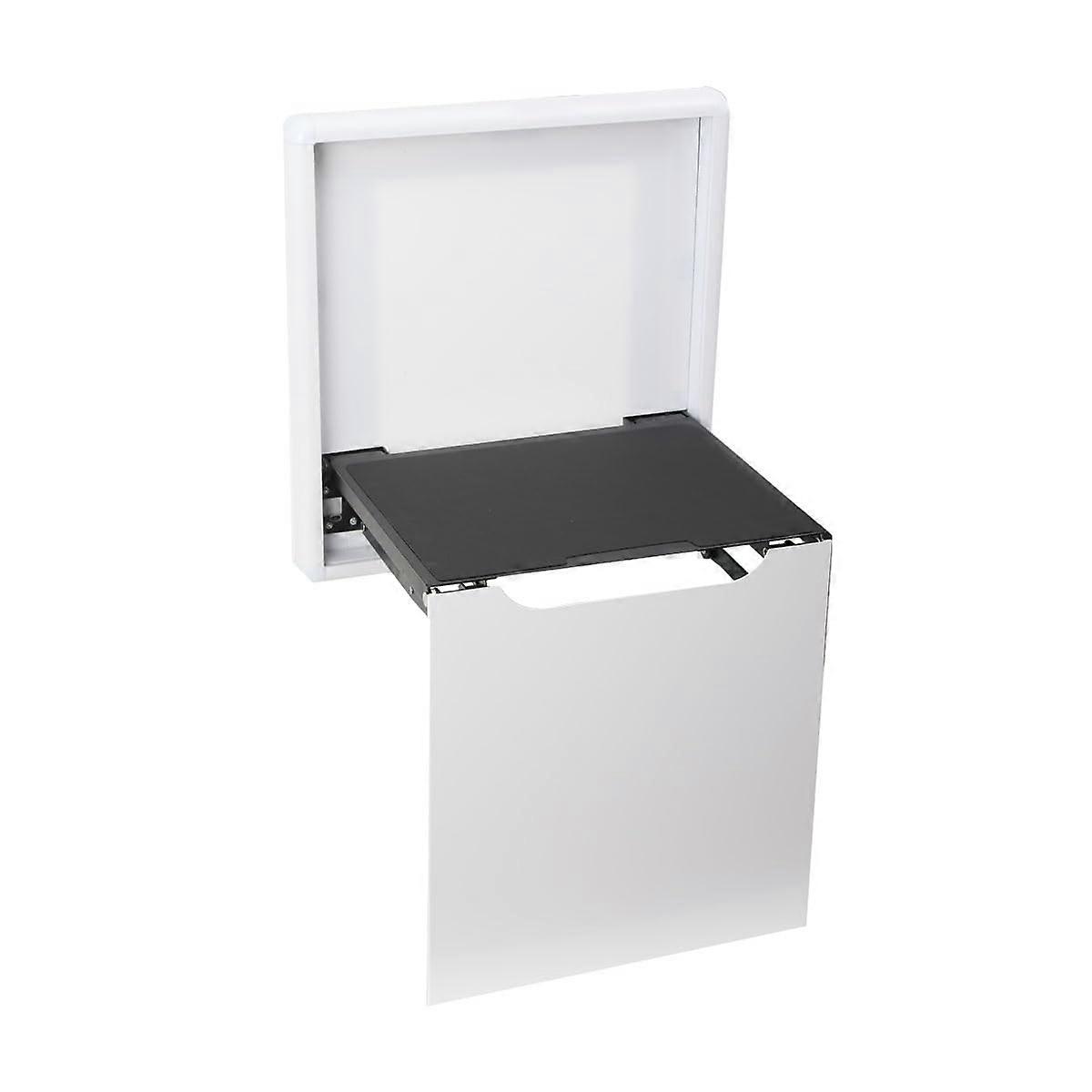 Wall Mounted Folding Chair with Silent Buffer, SpaceSaving Shower Seat for Bathroom, 200lbs Capacity