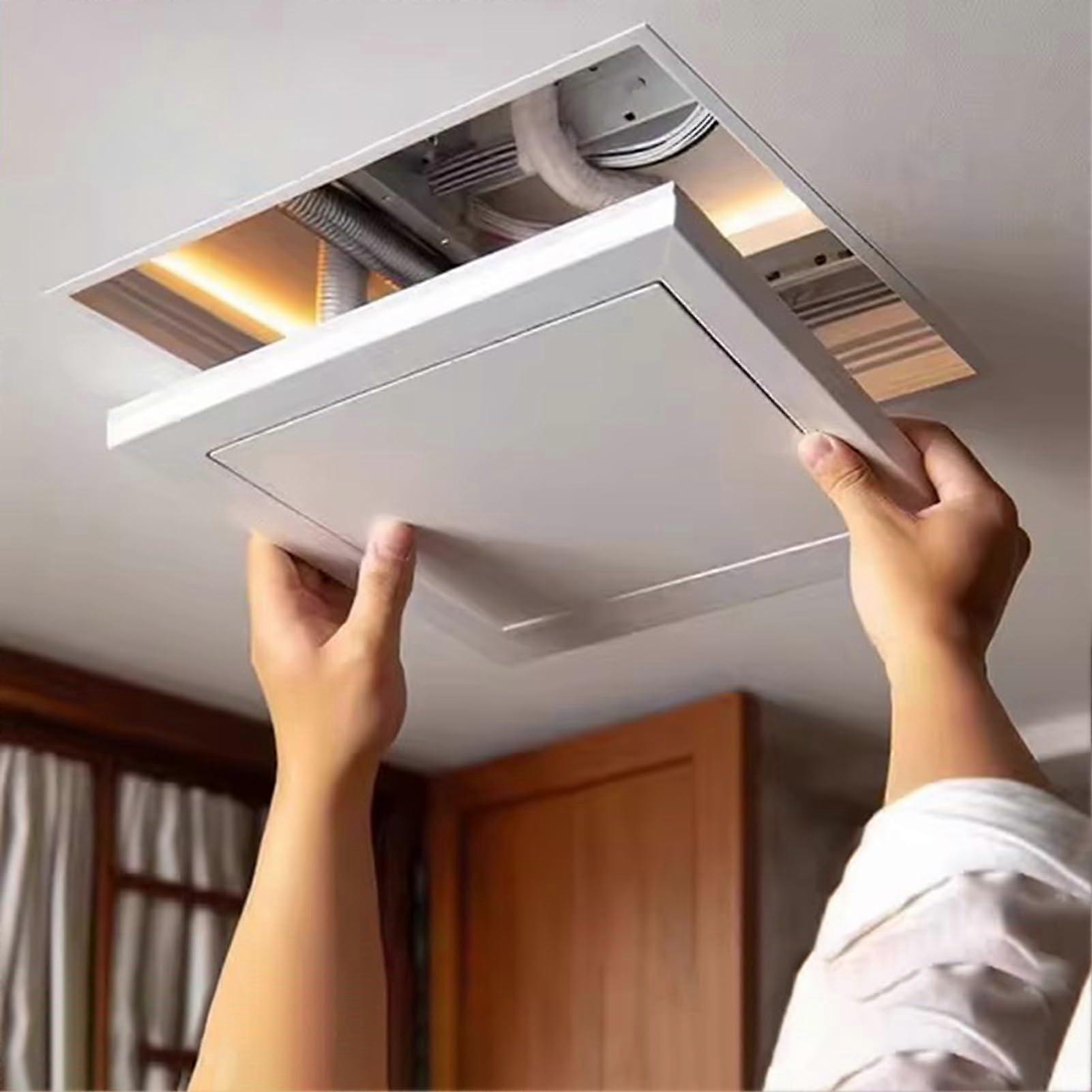 Attic Access Hatch Aluminum FlushMounted Touch Latch Ceiling Panel 250x350mm Compact Door