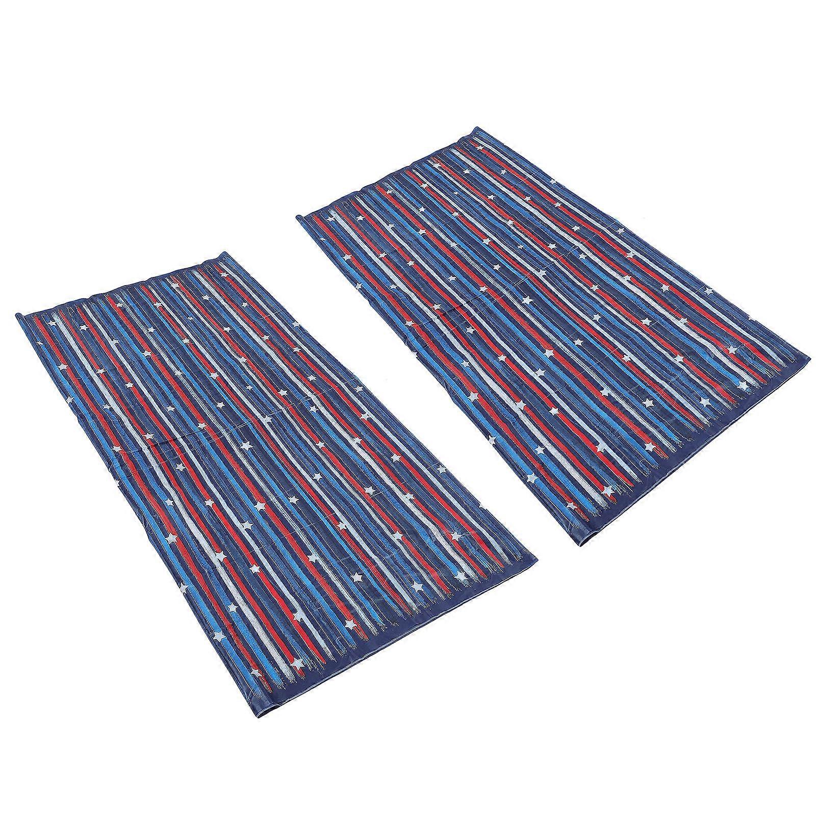 Patriotic Table Placemats for Decoration 4Pcs Assorted Color Plastic