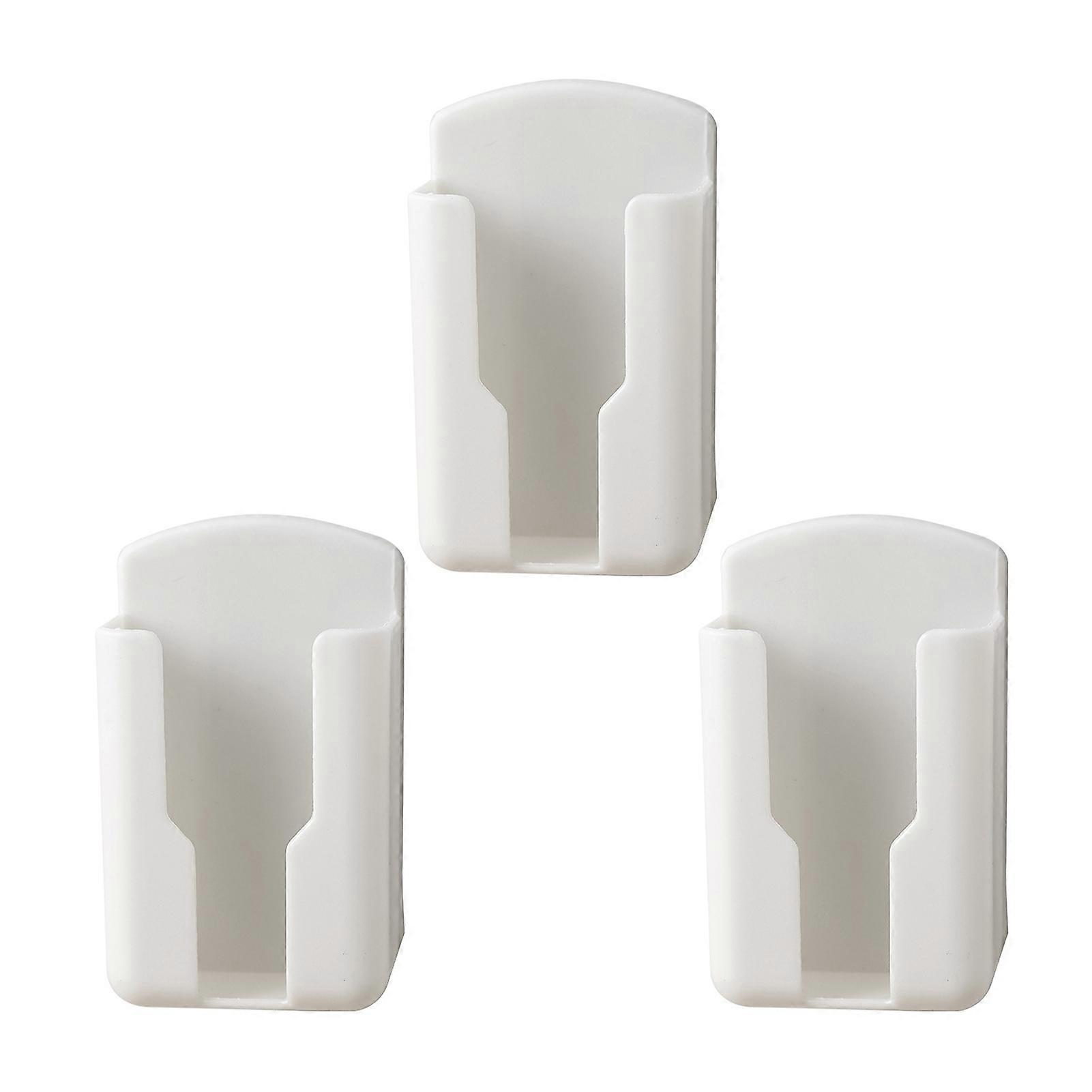 3Pcs Wall Mounted Remote Holder for TV and AC Remote