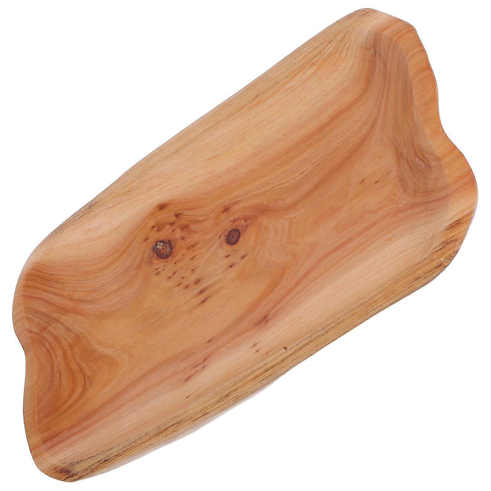 Decorative Wooden Tray Suitable for Home Use with Rustic Design and Versatile Functionality 1Pack