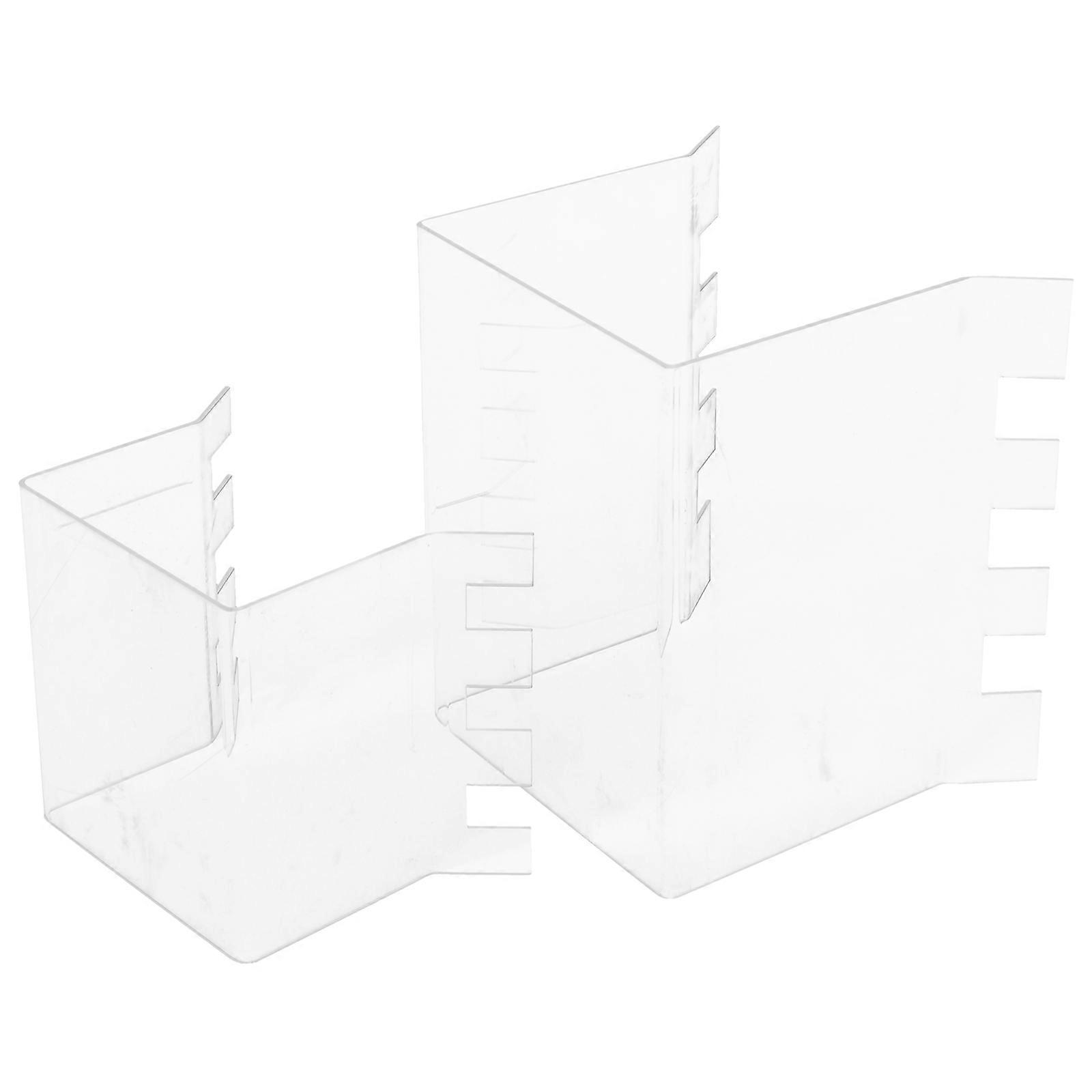 Acrylic Food Storage Bag Holder Set for Kitchen Use 2Pcs