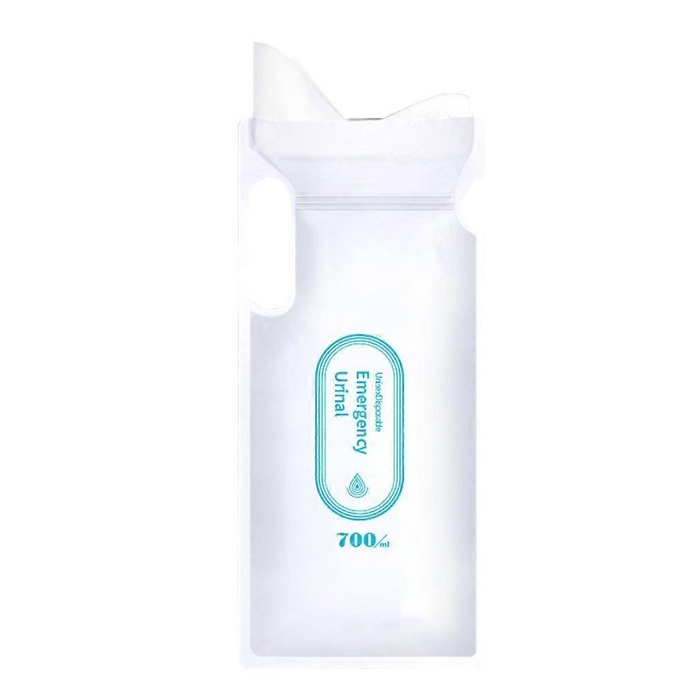 Bag Rectangular Unisex Outdoor Use 26.5X13.5X0.5cm White Portable Urination 4Pcs