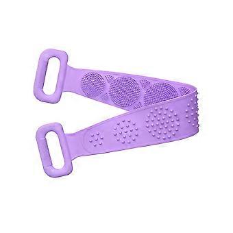 Silicone Exfoliating Body Scrubber for Bath Use 2Pcs Back Shower Towel Set