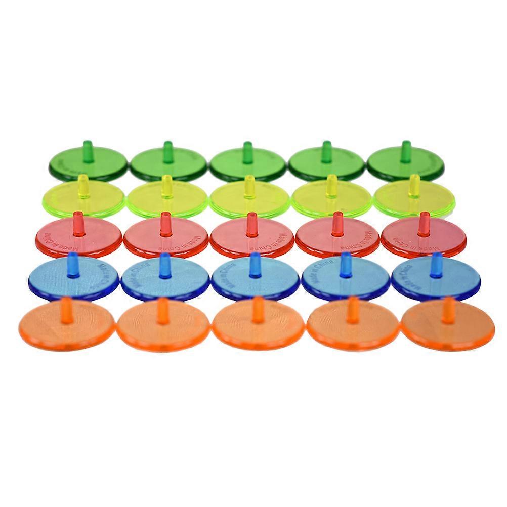 Transparent Ball Mark Plastic Marker for Golf with 300Pcs Multicolor Balls