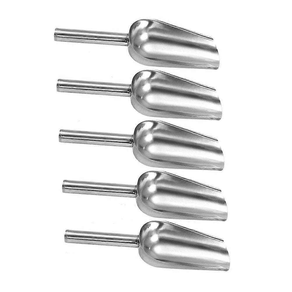 Mirror Polish Surface Kitchen Scoop Set Suitable For Flour Ice And Dried Fruit 5Pcs