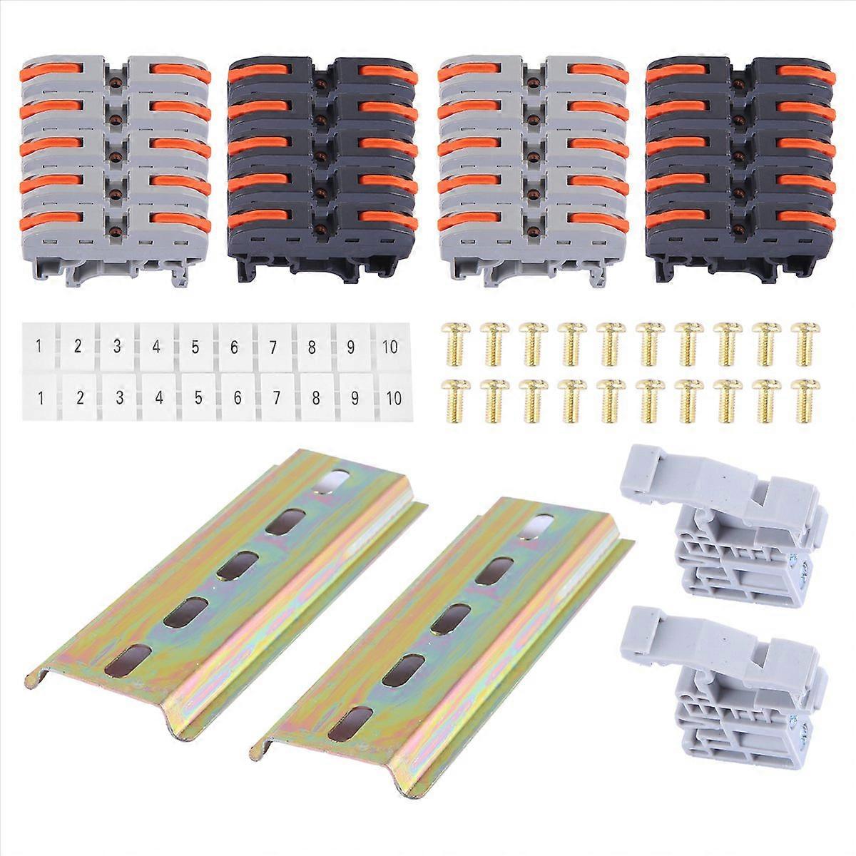 DIN Rail Terminal Blocks Kit, with Universal Compact Connectors