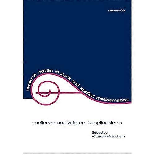 Nonlinear Analysis and Applications, Vol. 109