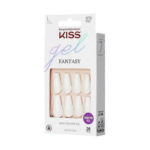 KISS Products Gel Fantasy Nails True Color, 28 Count