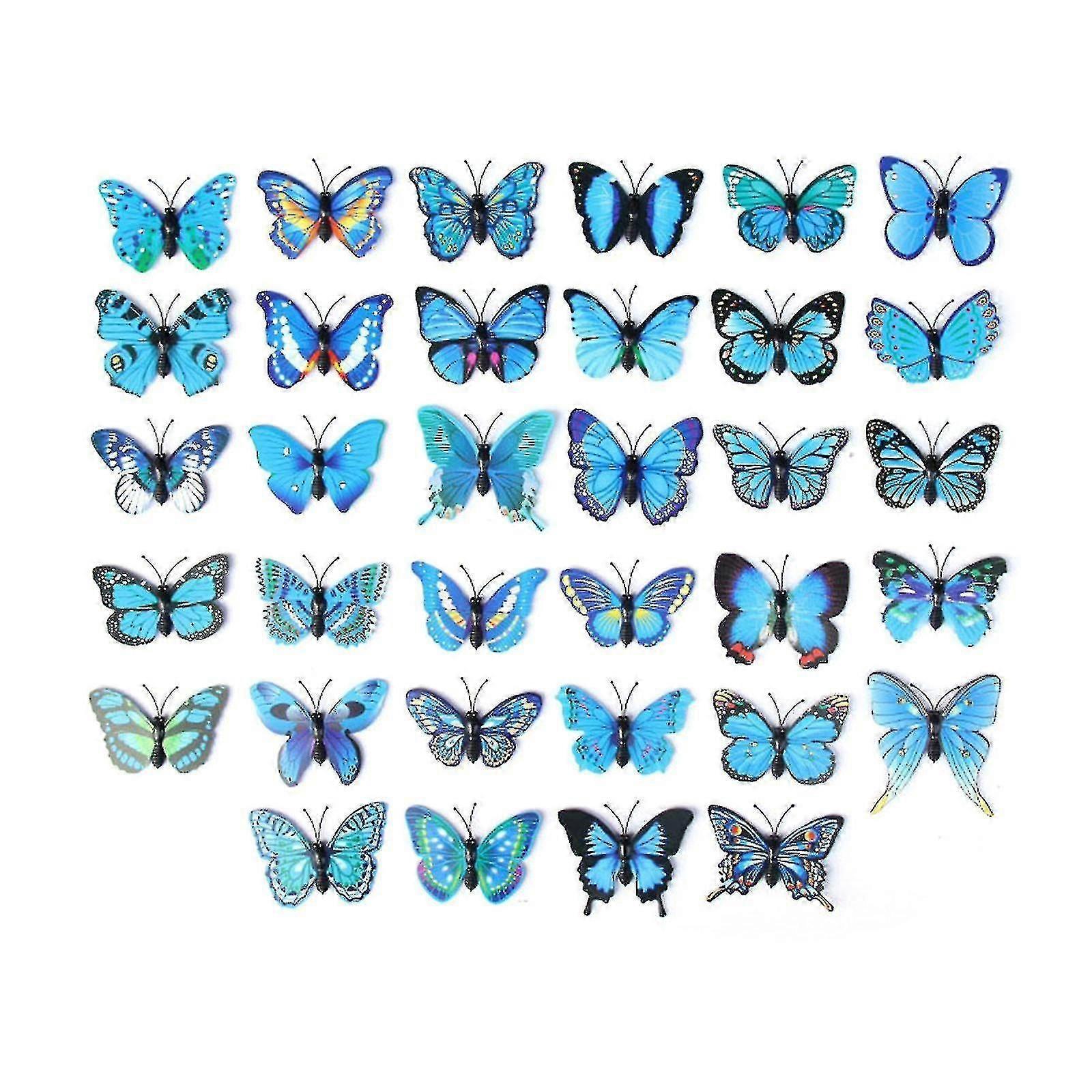 Regnbueformede sommerfuglhårspenner til jenter