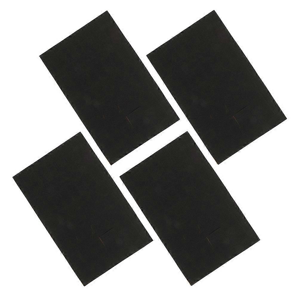 Black LED Blocking Stickers for Electronics Light Dimming Sheets 4Pcs