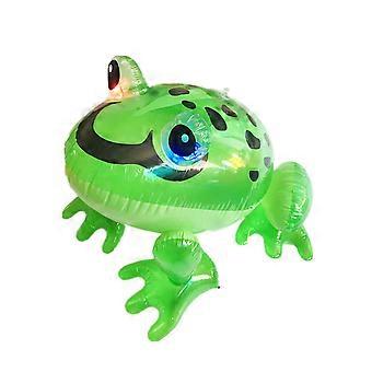 2pcs pvc animal inflável crianças jogando elástico brilhante brinquedo inflável