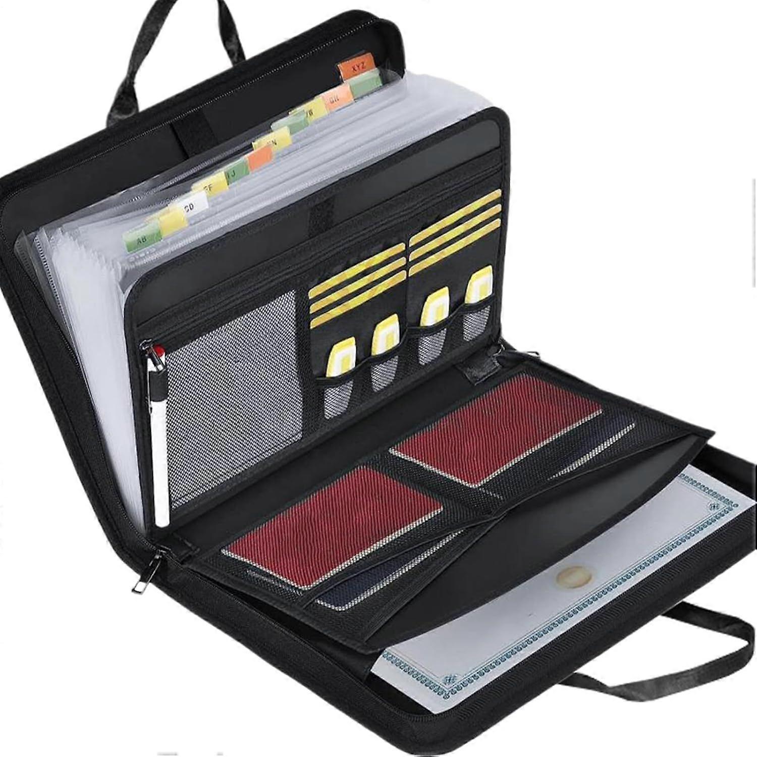 Expanding File Folder Compartment Document Organizer