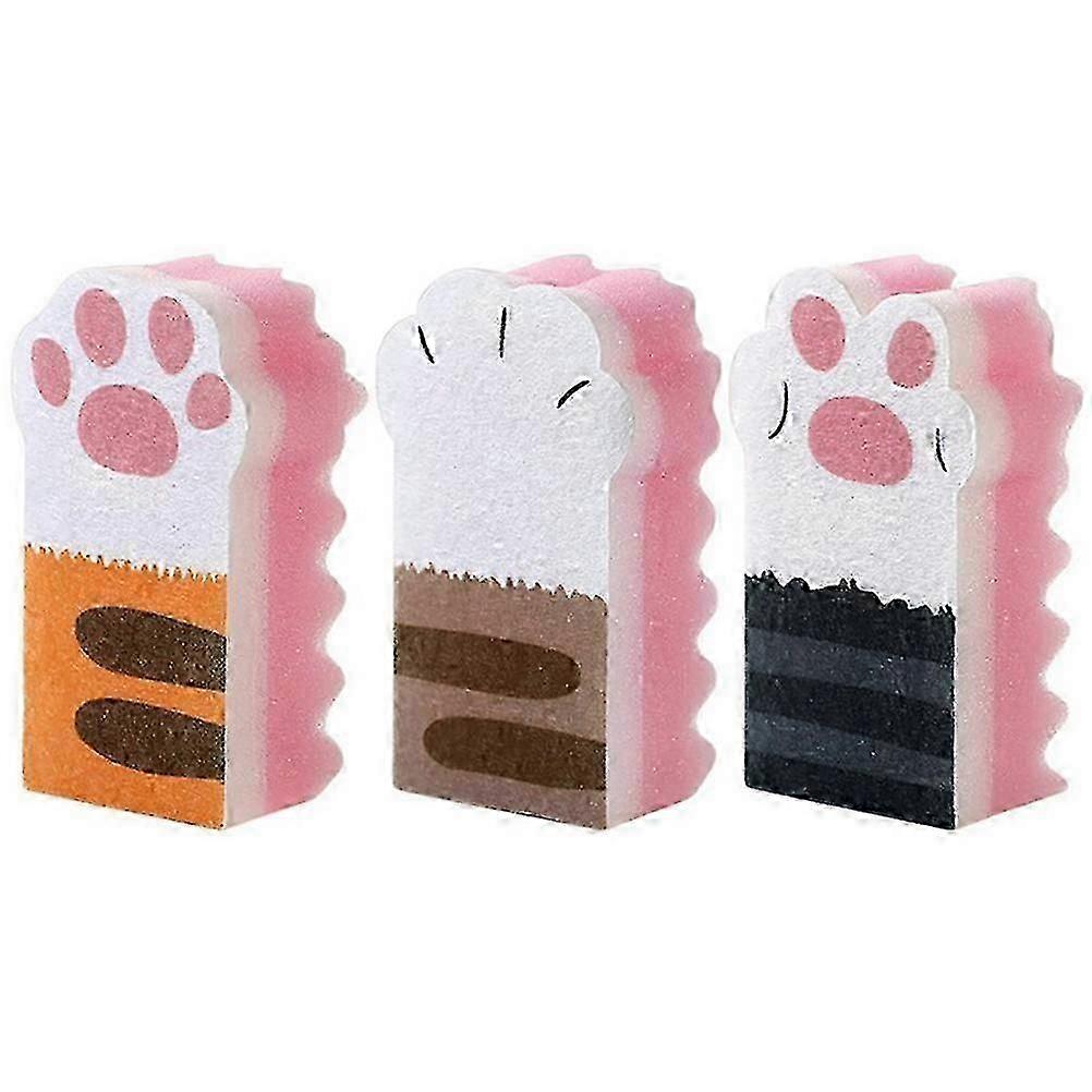 Cat Claw Shaped, Cleaning Sponge Block, Kitchen Brushes